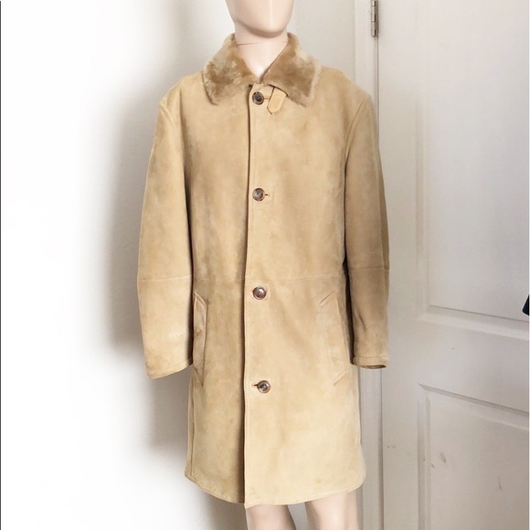 Salvatore Ferragamo Other - Salvatore Ferragamo Suede Shearling Coat